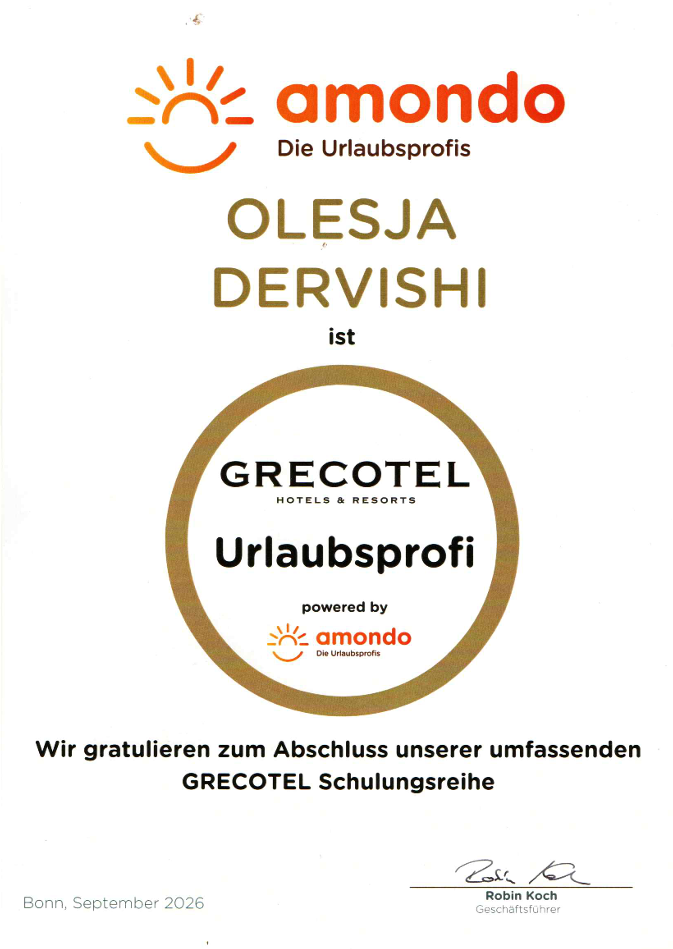 Urlaubsprofi – Grecotel Hotels & Resorts, powered by Amondo